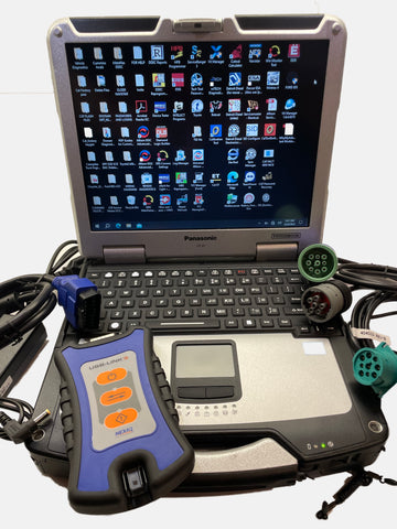 Diesel Diagnostic Laptop Scanner Truck Tuner Heavy Duty *2024 Kit Tool